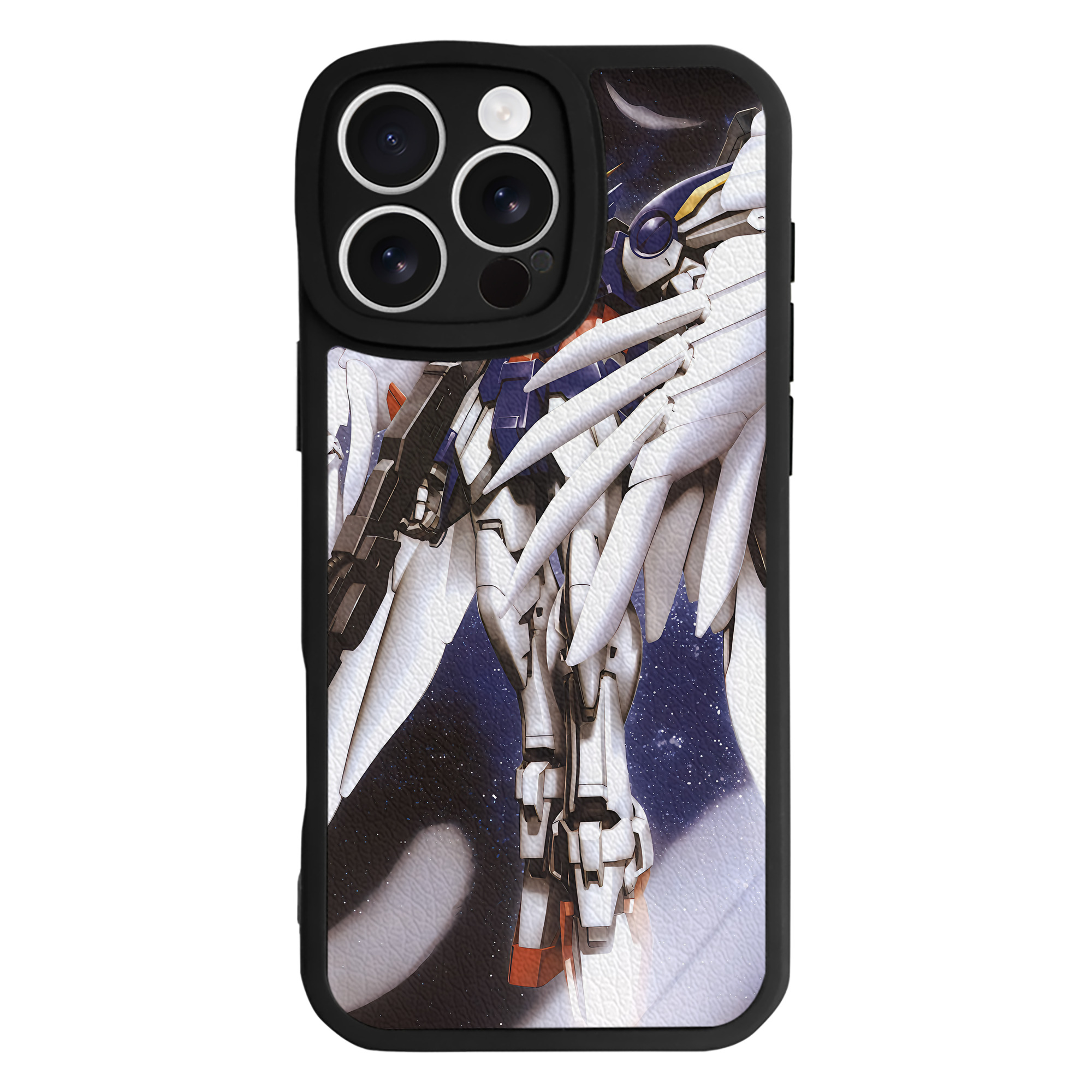 （画像用） 機動戦士ガンダム Mobile Suit Gundam 【iPhone 16シリーズ対応】シリコンスマホケース（レザー調） 材質：シリコン